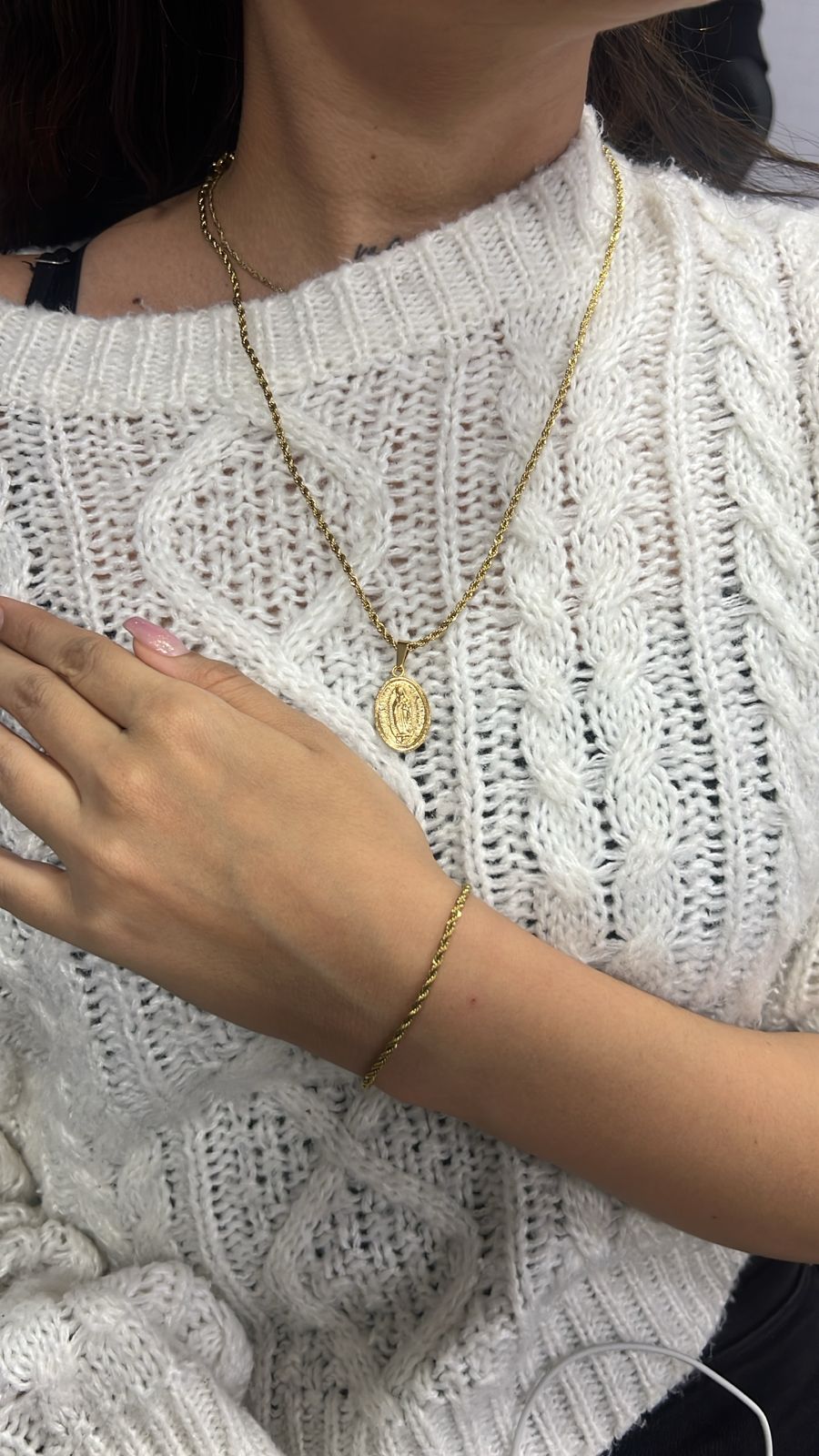 CADENA LAZ DIJE VIERGEN PULS LAZ